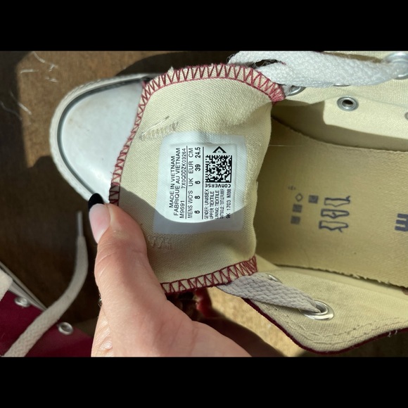 Red Converse - Picture 2 of 2